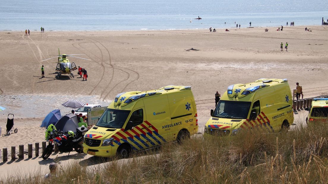 Verschillende hulpdiensten rukten uit.