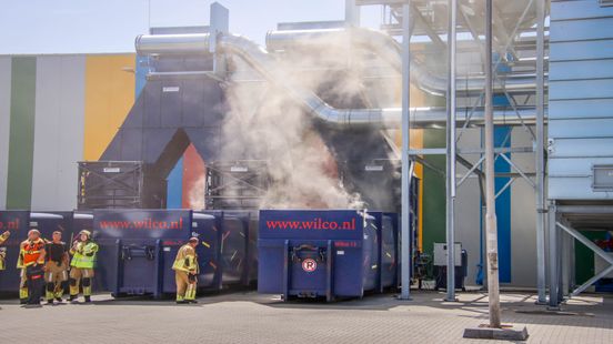 Brand in papiercontainers bij Amersfoortse drukkerij Home