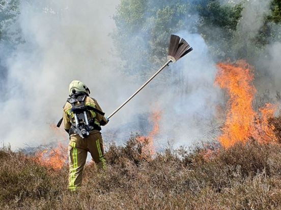 Natuurbrandrisico in Drenthe afgeschaald: 'Heeft vooral te maken met de regen'