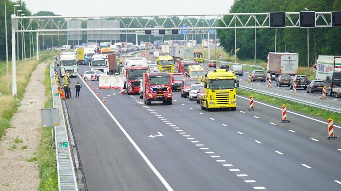 Bij het ongeluk is een 45-jarige man om het leven gekomen