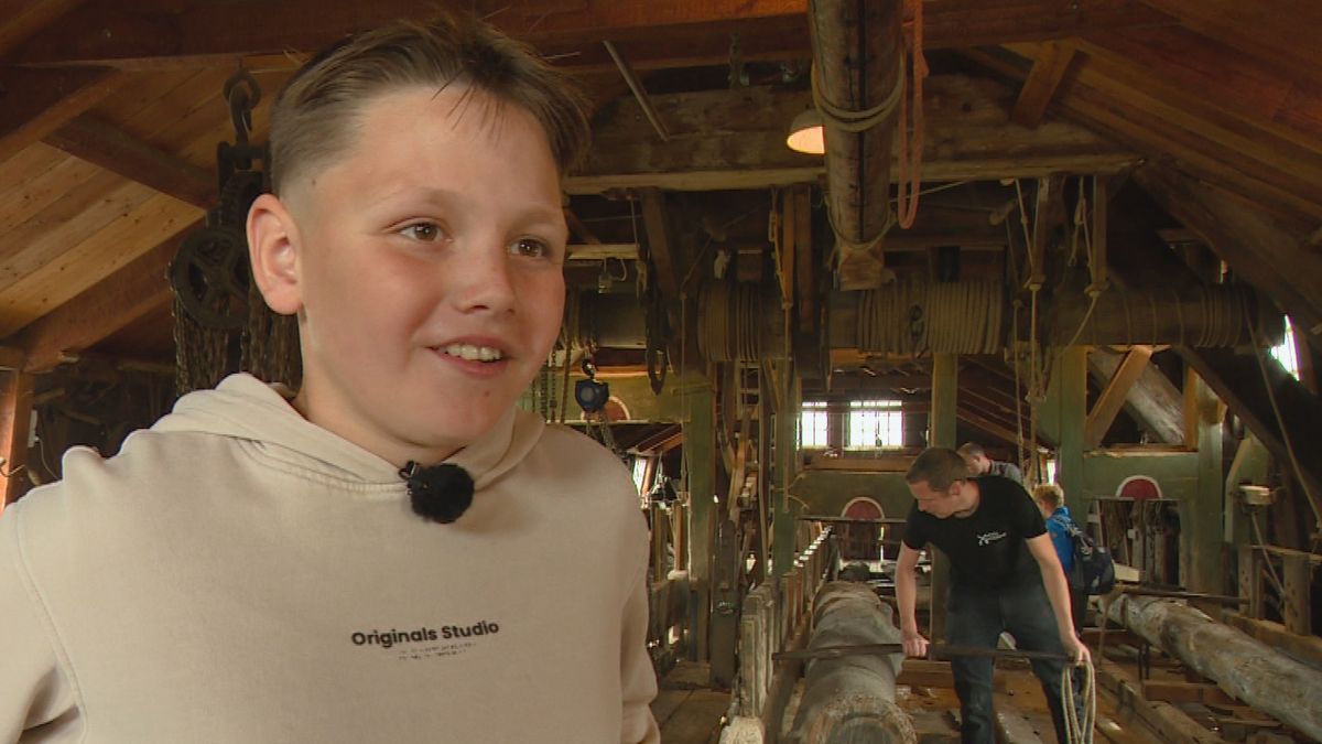 Sean is nog maar veertien en toch al molenaar