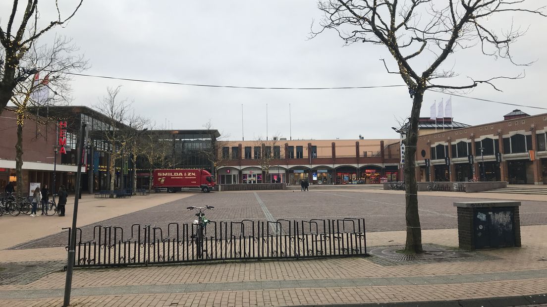 Het Koopmansplein moet transformeren in een nieuw winkelhart (Rechten: Margriet Benak / RTV Drenthe)