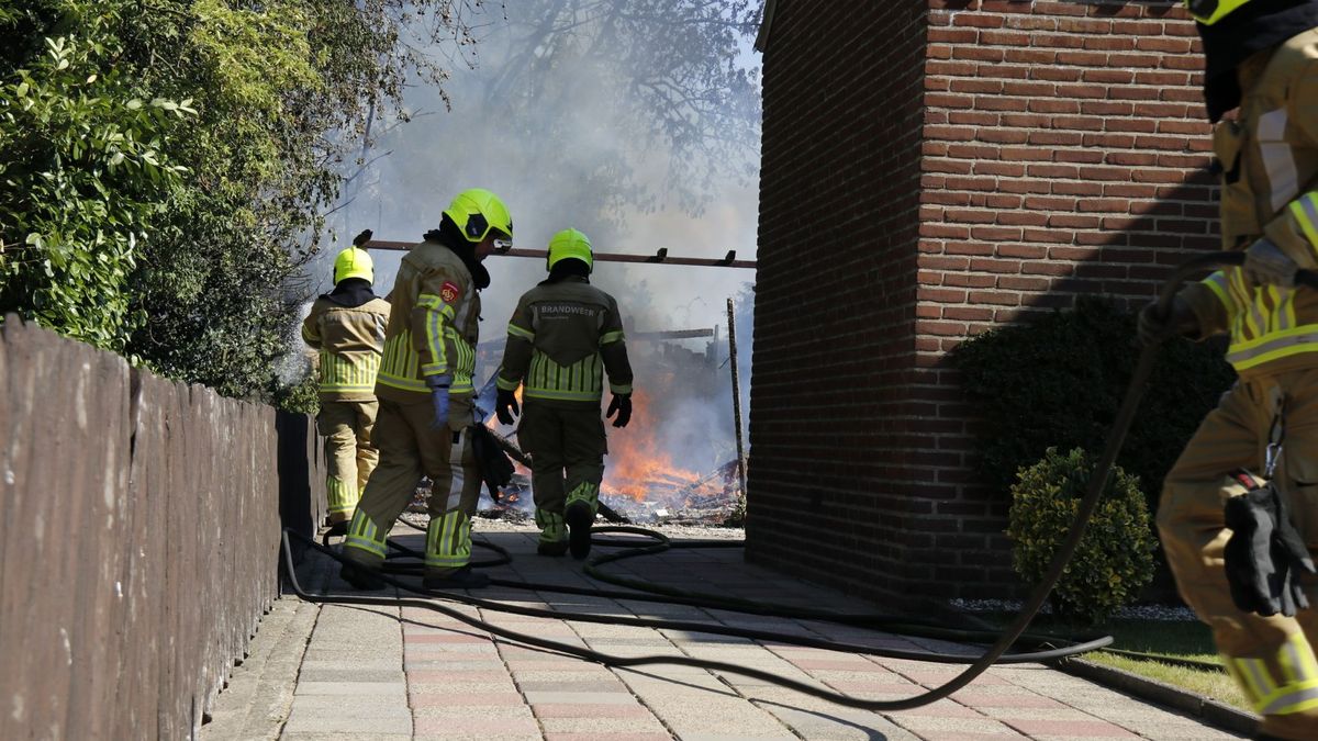 Asbest vrijgekomen bij brand schuur Siebengewald