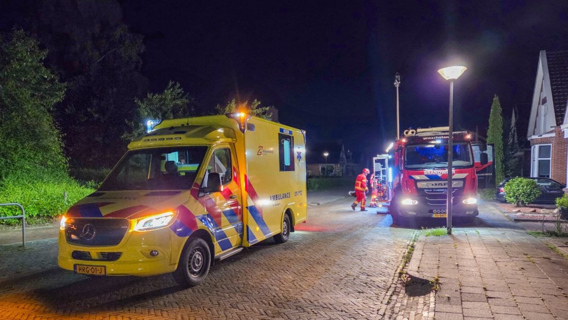 112-nieuws: Man na val vast aan eigen fiets