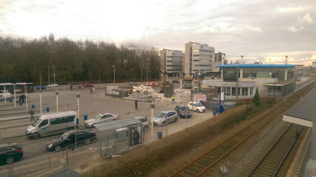 De sloop donderdagmiddag (Rechten: RTV Drenthe / Pia Dijkstra)