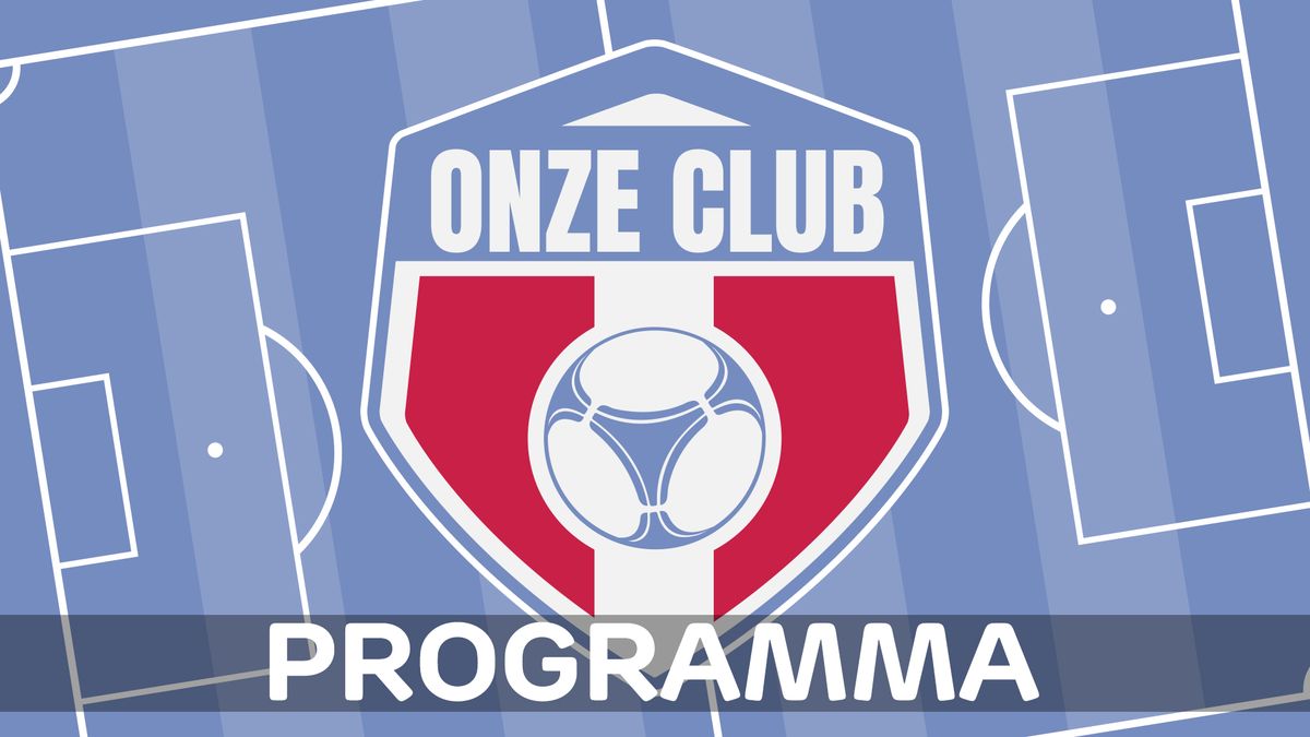 Programma nacompetitie zaterdag- en weekendvoetbal