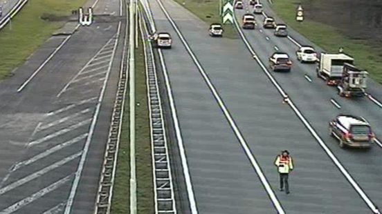 A28 bij Rijnsweerd dicht na ongeval. A28 bij Rijnsweerd dicht na ongeval.