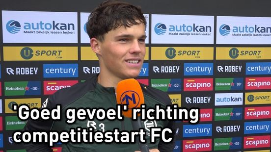 Van Bergen 'met goed gevoel' richting competitiestart