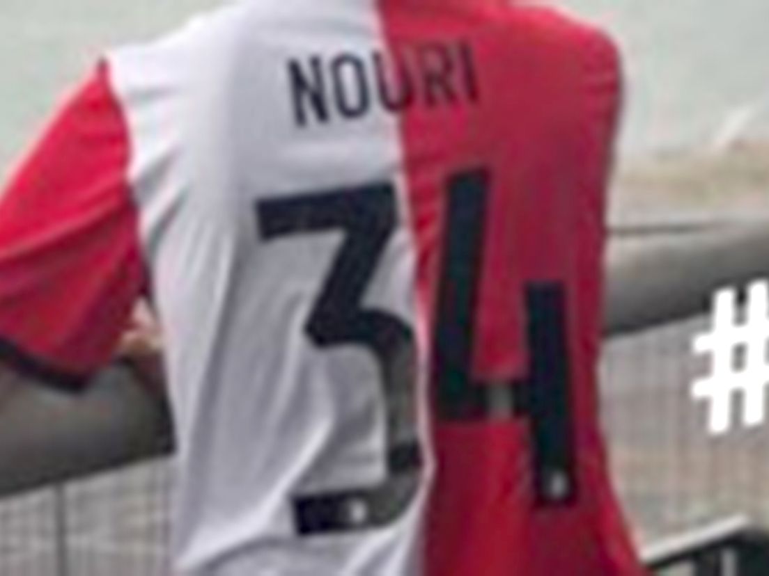 Feyenoordshirt met Nouri 34