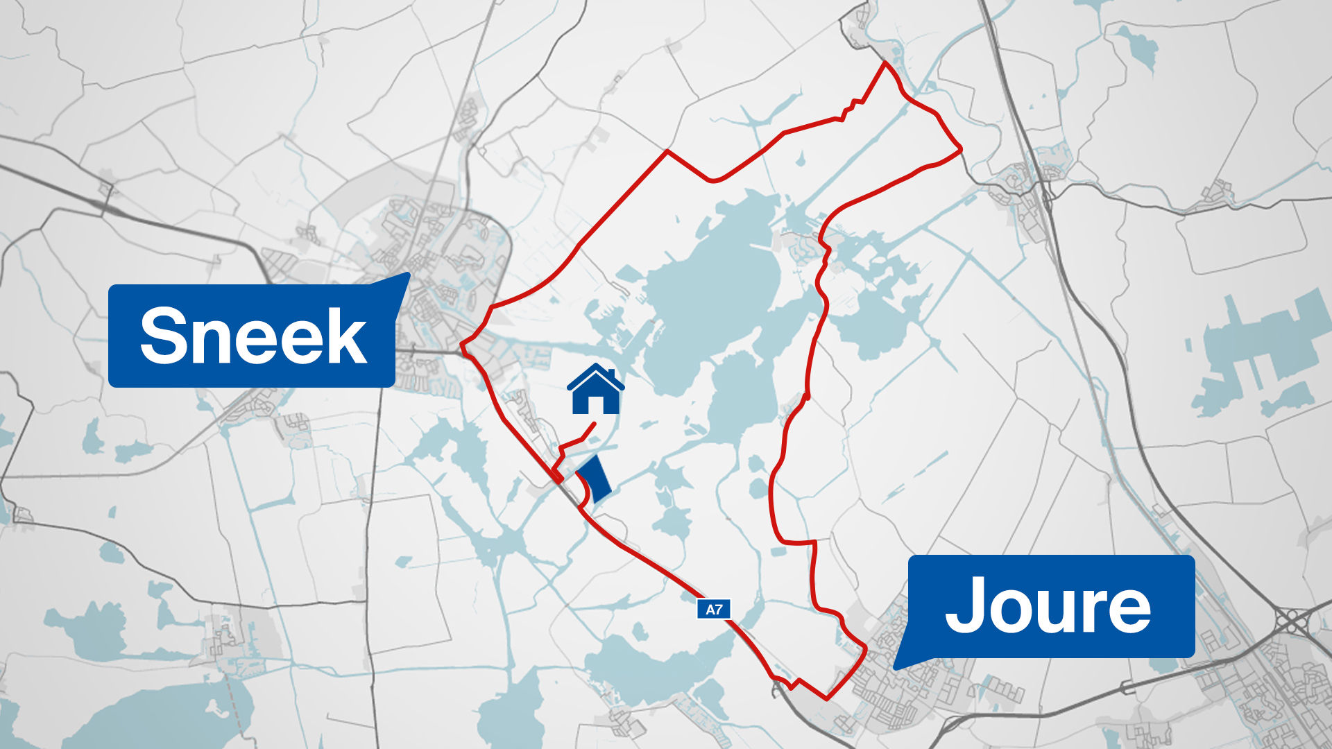 De omleiding die voor het loonbedrijf meer dan een uur lang is