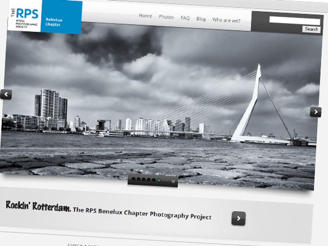 De website van de fotografieclub