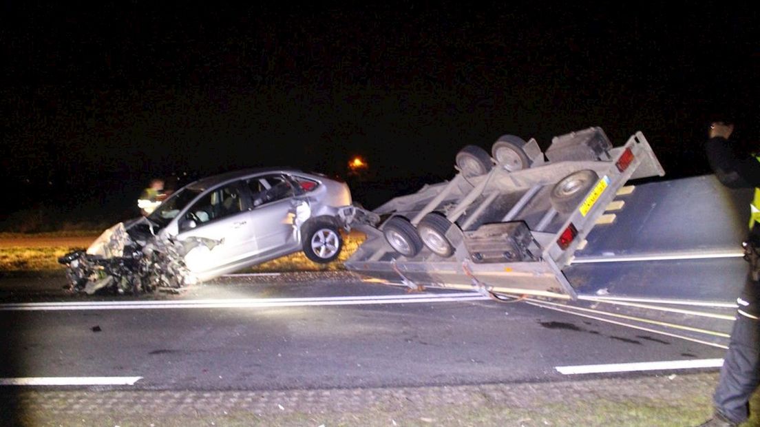 Wonder boven wonder raakte niemand gewond bij het ongeluk