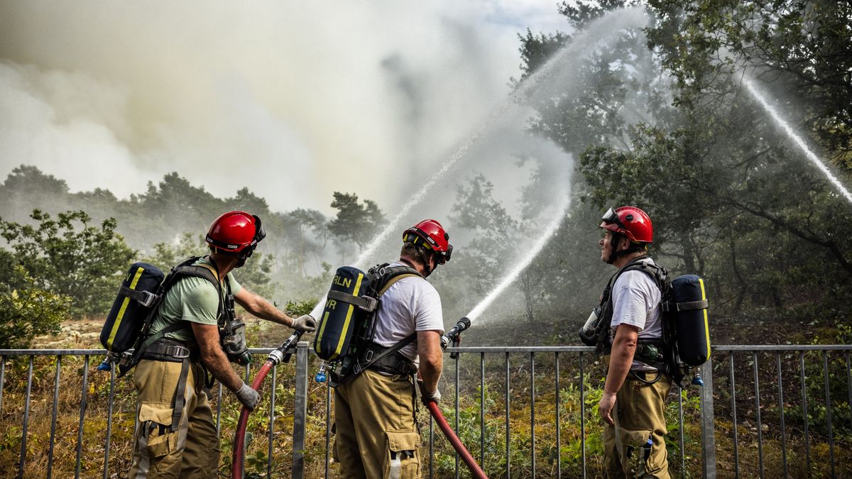 Ook dinsdagochtend nog geen treinen rond Venray door natuurbrand, NL-Alert blijft van kracht