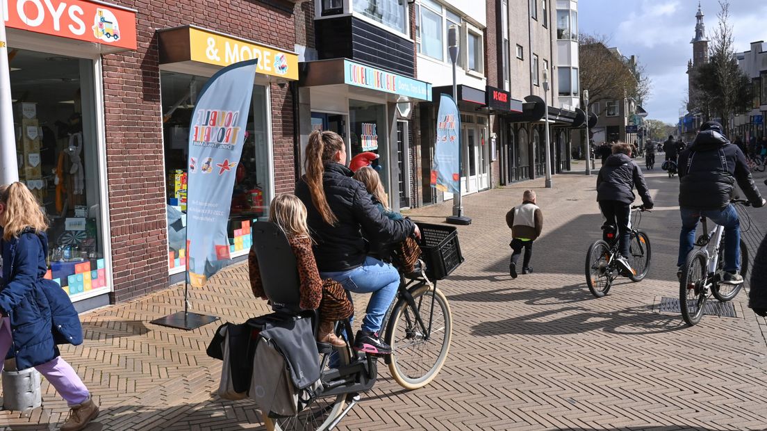 In Katwijk zijn er veel fietstoeristen