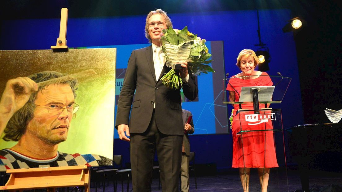 Carl Wittrock won de Cultuurprijs Overijssel 2014