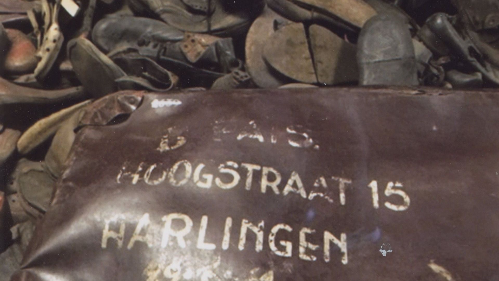De koffer van Benjamin Pais (1861-1942) uit Harlingen in het Auschwitzmuseum