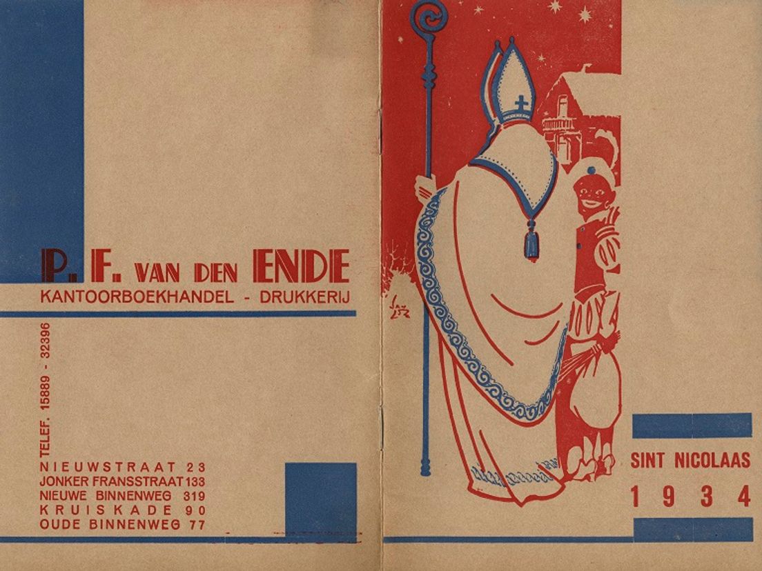 Sinterklaasreclame 1934 Bron: Stadsarchief Rotterdam