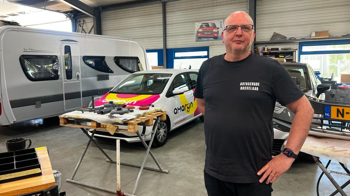 Hagelschade aan honderden auto's na extreme hagelbui in Zeeland