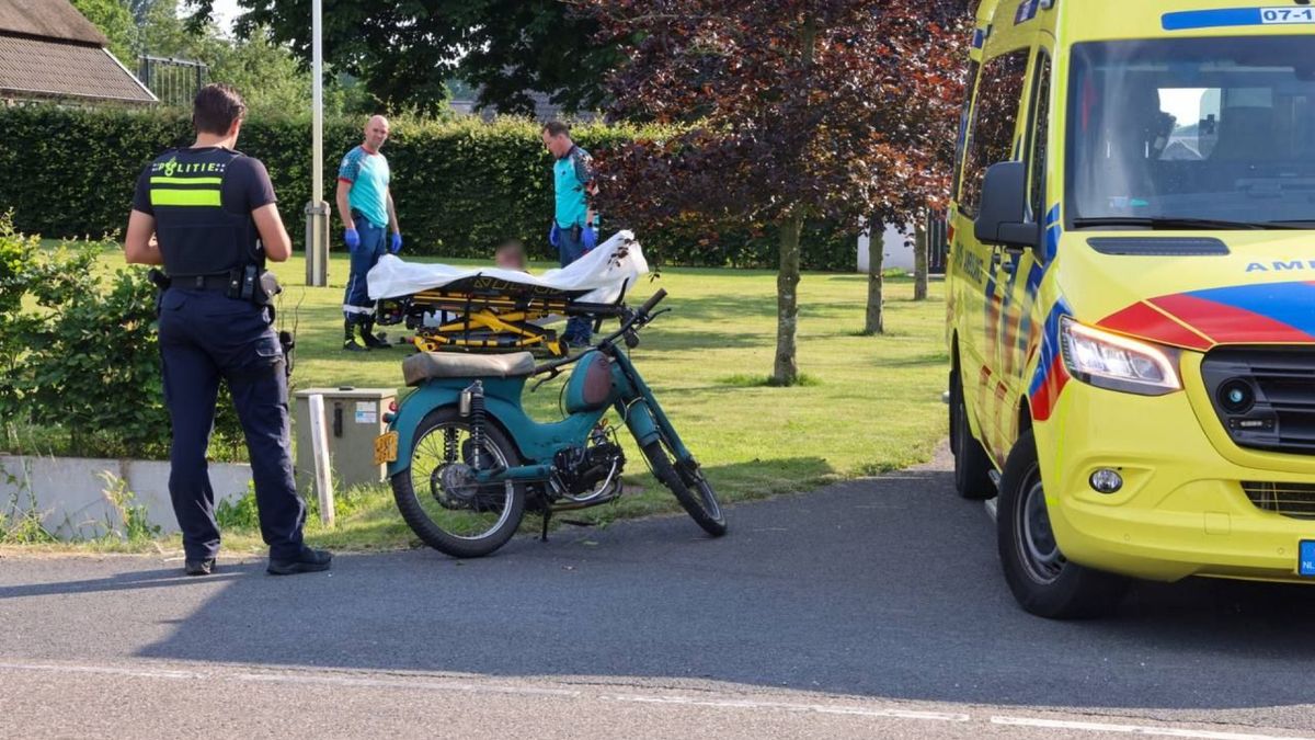 Gestolen brommer duikt weer op bij curieus ongeluk