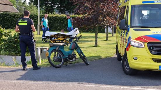 Gestolen brommer duikt weer op bij curieus ongeluk