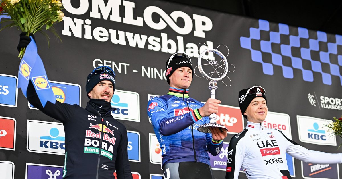 Van Dijke Reflects on Close Second to Van der Poel at Omloop Het Nieuwsblad