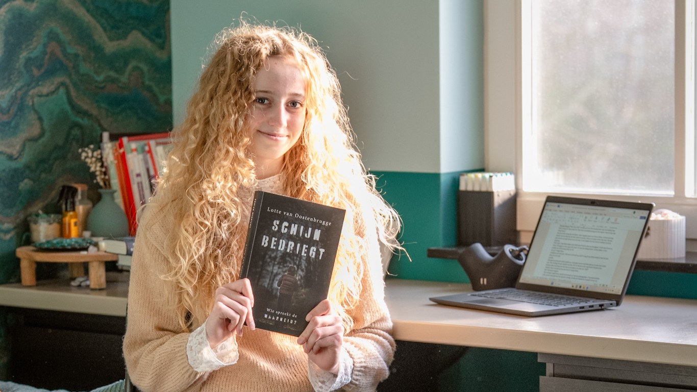 14-jarige schrijfster Lotte