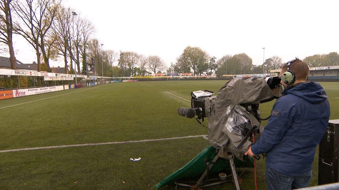 De wedstrijd tussen FC Lienden en De Treffers (2-2) werd live uitgezonden door sportzender FOX Sports.
