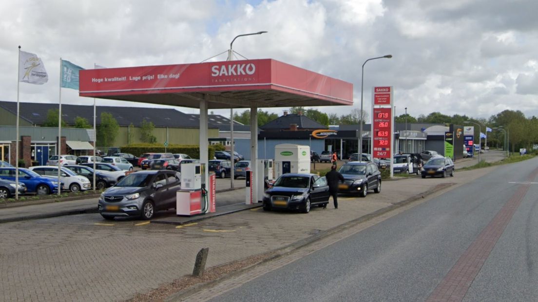Het onbemande tankstation van Sakko in Uithuizen