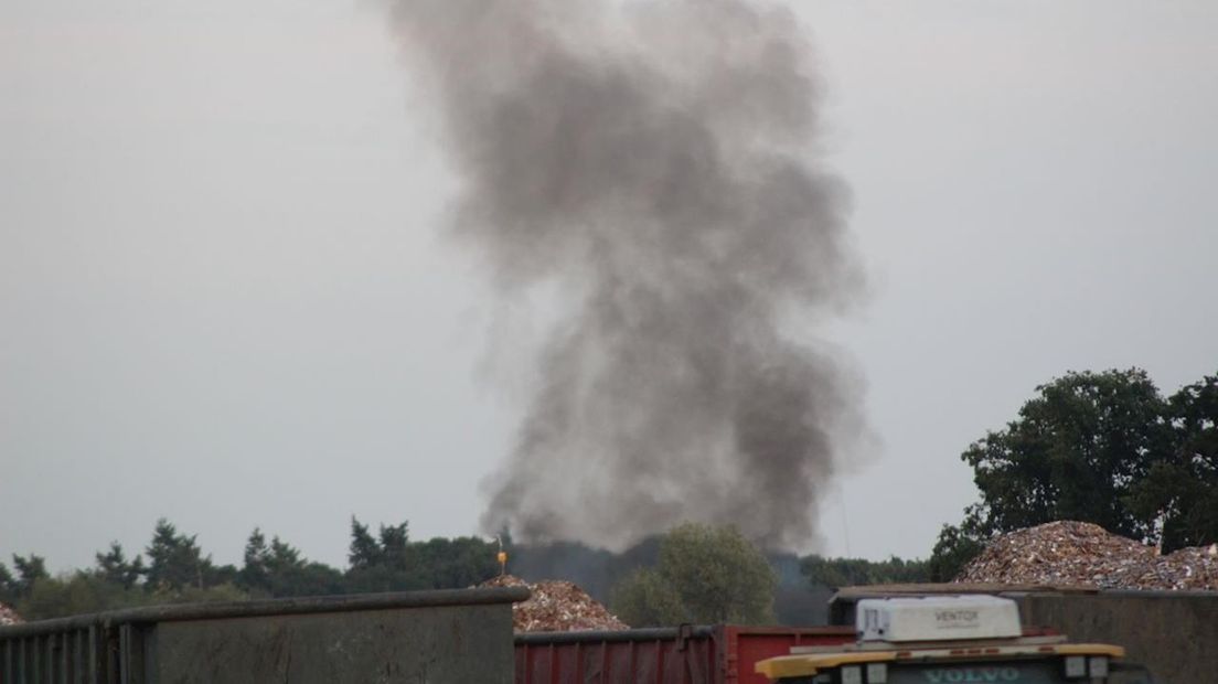 Brand bij afvalverwerker Twence in Hengelo