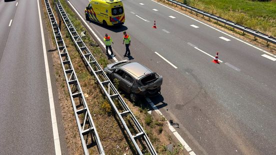 Een gewonde bij ongeval op A2 bij Born Home