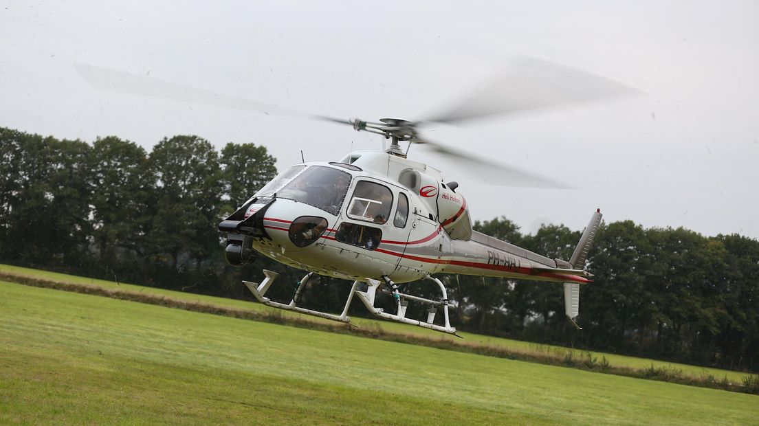 De helikopter van Overijssel in Vogelvlucht