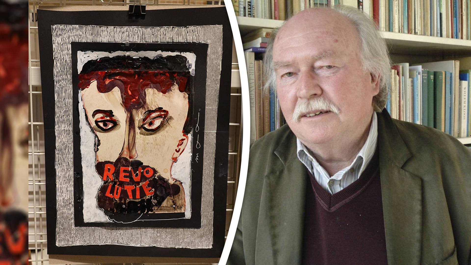 Één van de activistische kunstwerken van Kneepkens