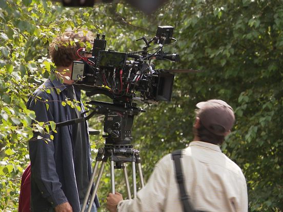 Gesloten Veenpark voor even het decor van opnames speelfilm