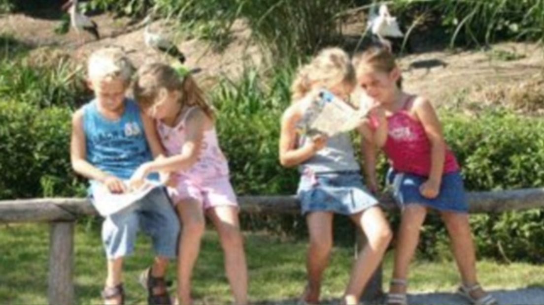 Kinderen in het Dierenpark