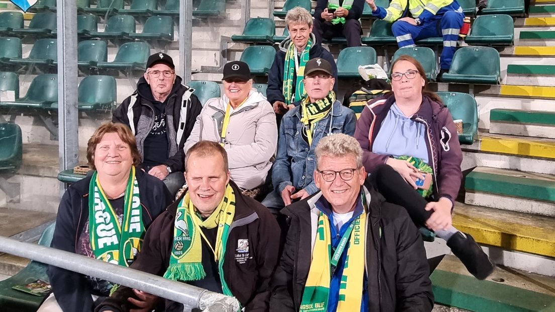 De blindentribune van ADO Den Haag