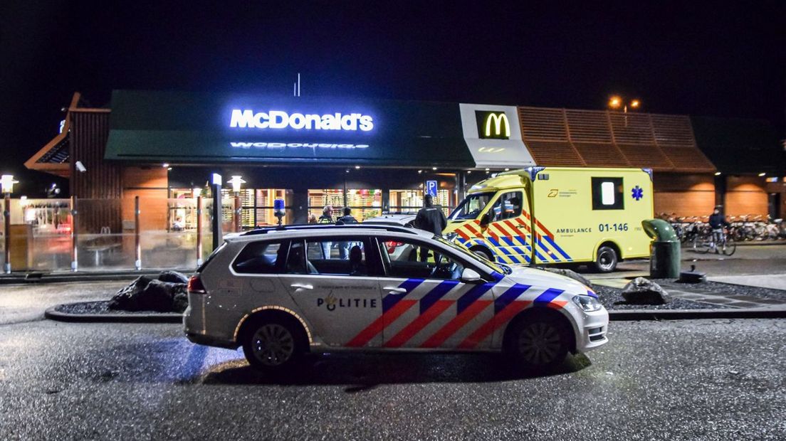 Het slachtoffer kon zelfstandig naar de McDonald's lopen om hulp te vragen