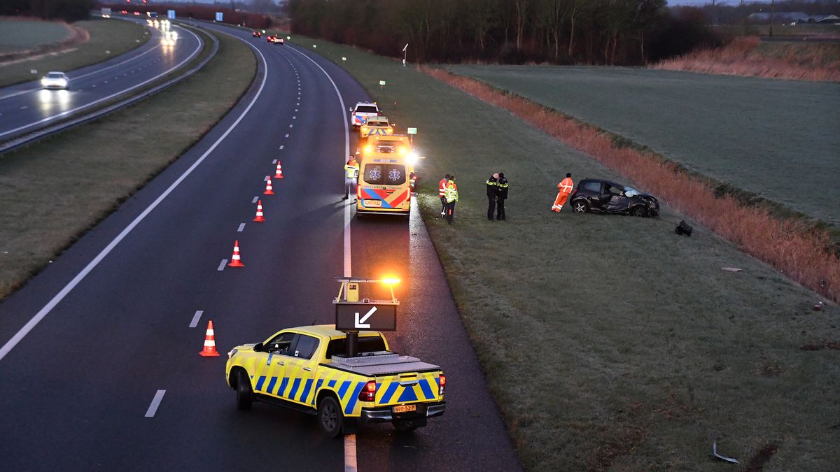 A58 weer open na sluiting door gladheid