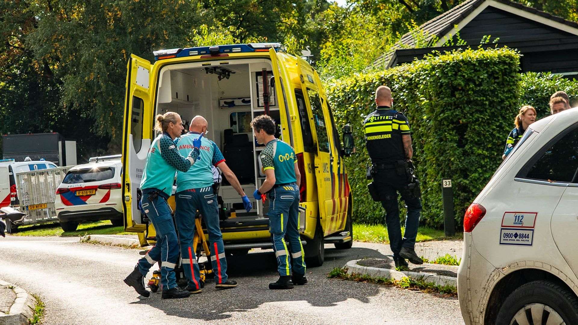 Man gewond bij ongeval tijdens verbouwing in Ermelo.