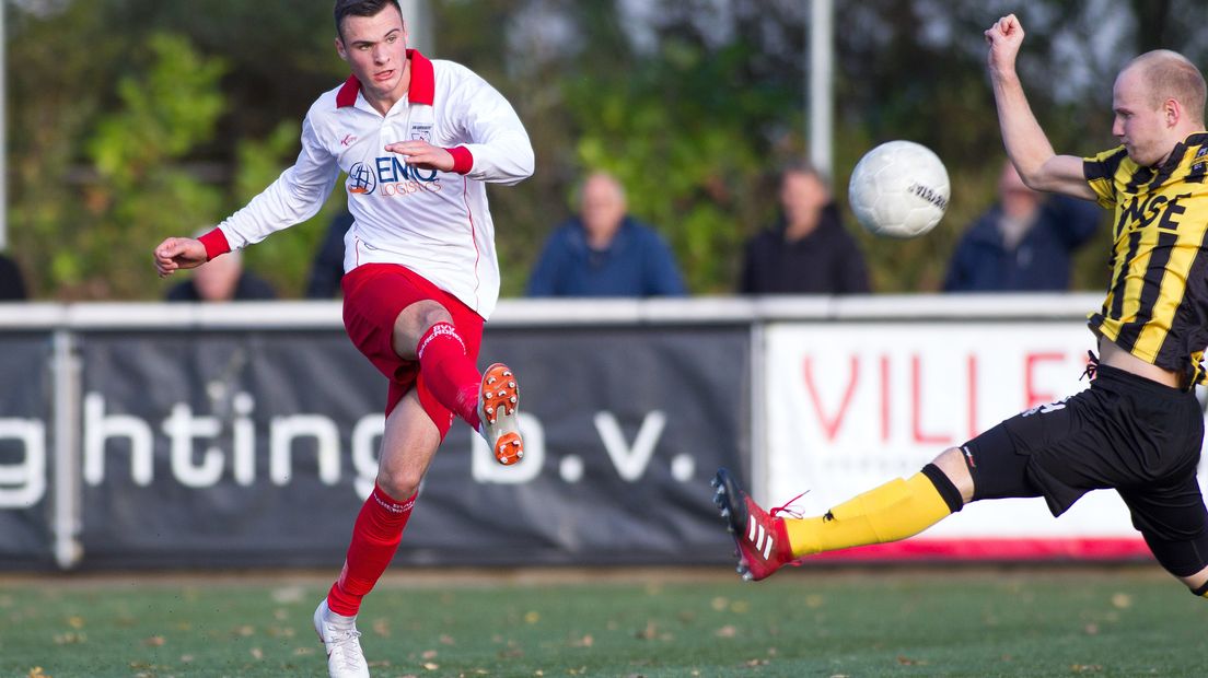 Yarick Dorst uit Bruinisse maakte afgelopen zomer de overstap naar tweededivisionist Barendrecht