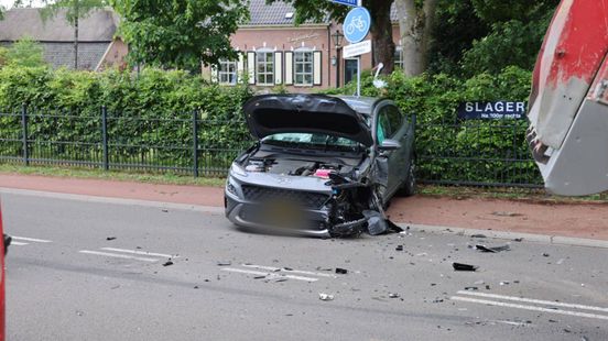 Vrouw gewond • harde botsing