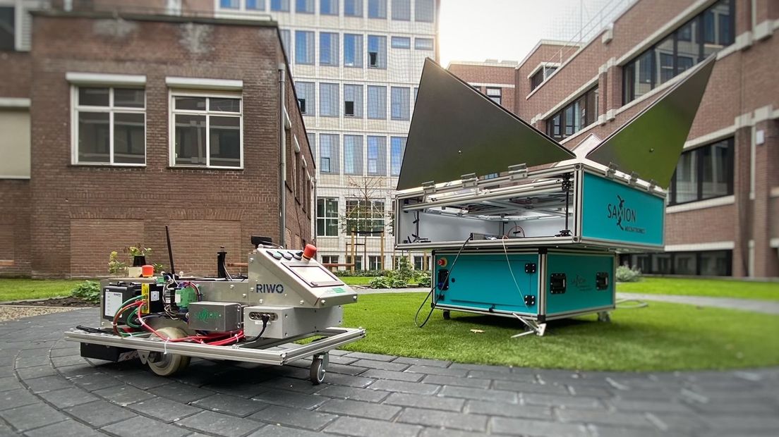 De landbouwrobot van Saxion Hogeschool