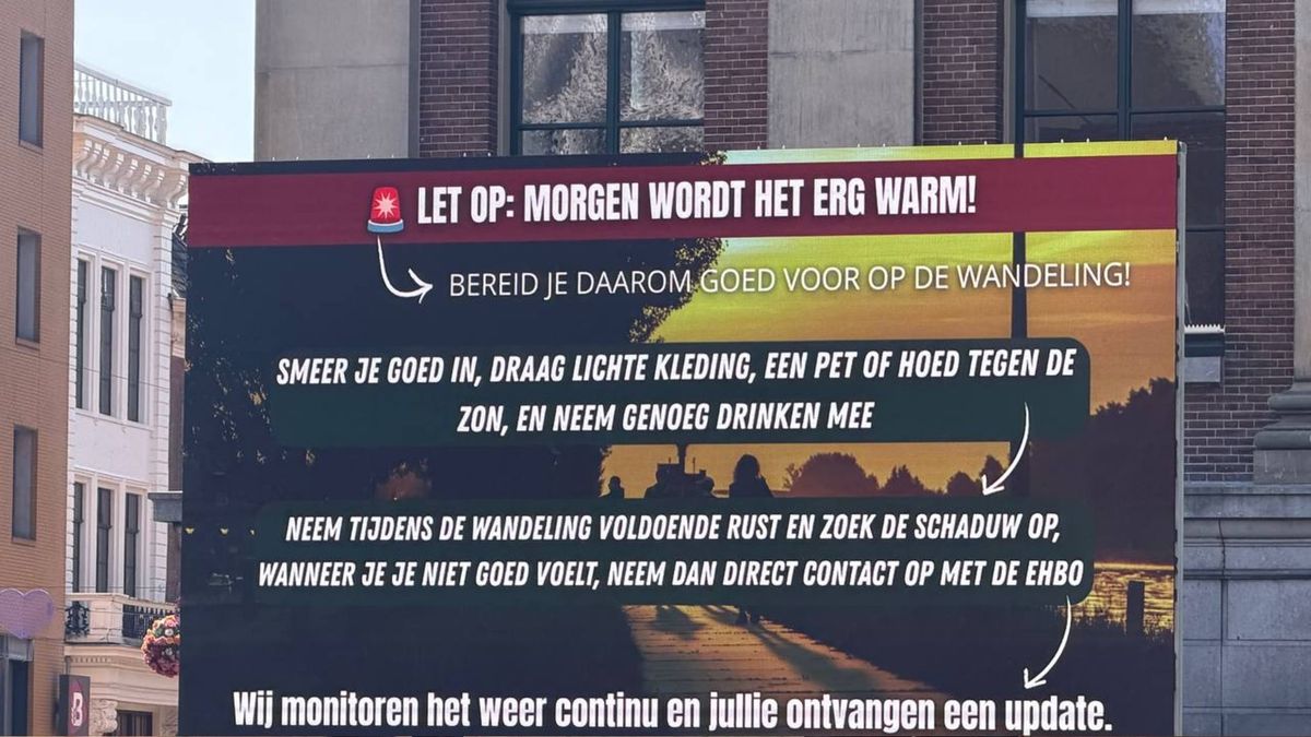 Hitteblog: 4daagse-organisatie waarschuwt voor hitte • Afvalbrengstations Groningen eerder dicht