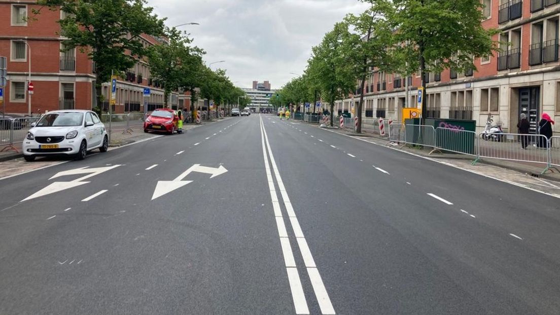 De Vaillantlaan is opnieuw geasfalteerd