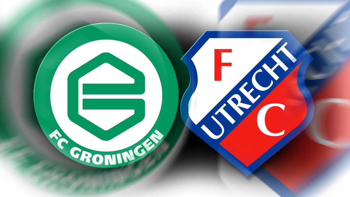 FC Groningen in Euroborg tegen FC Utrecht, aftrap om 21.00 uur