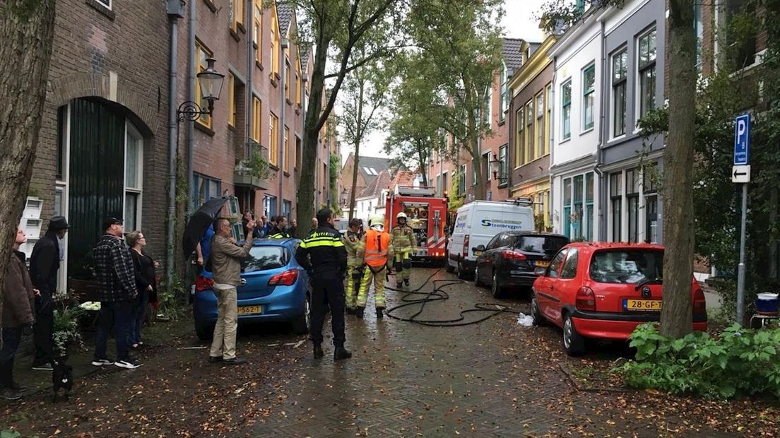 Brand in de Molenstraat Deventer