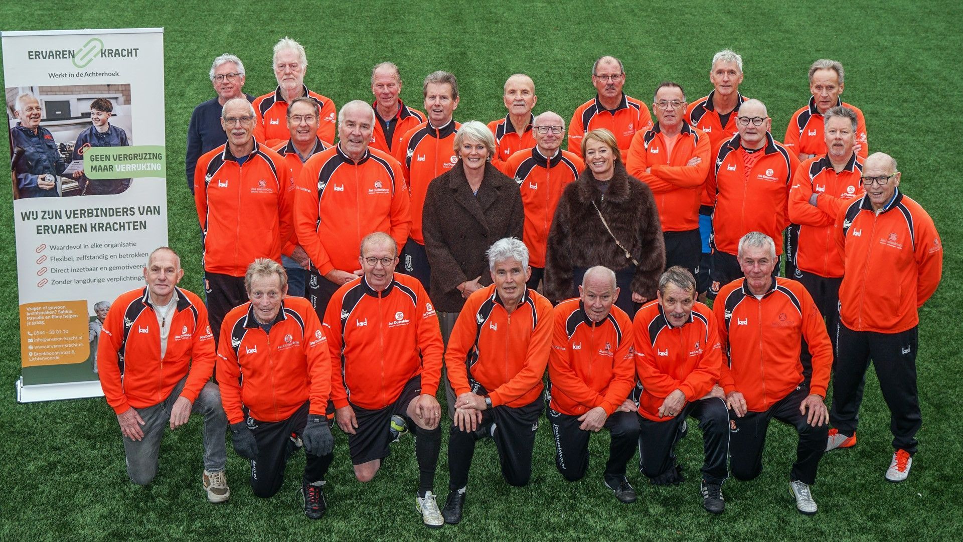 Ervaren Kracht verbindt zich als sponsor aan Wandelvoetbal De Treffer.