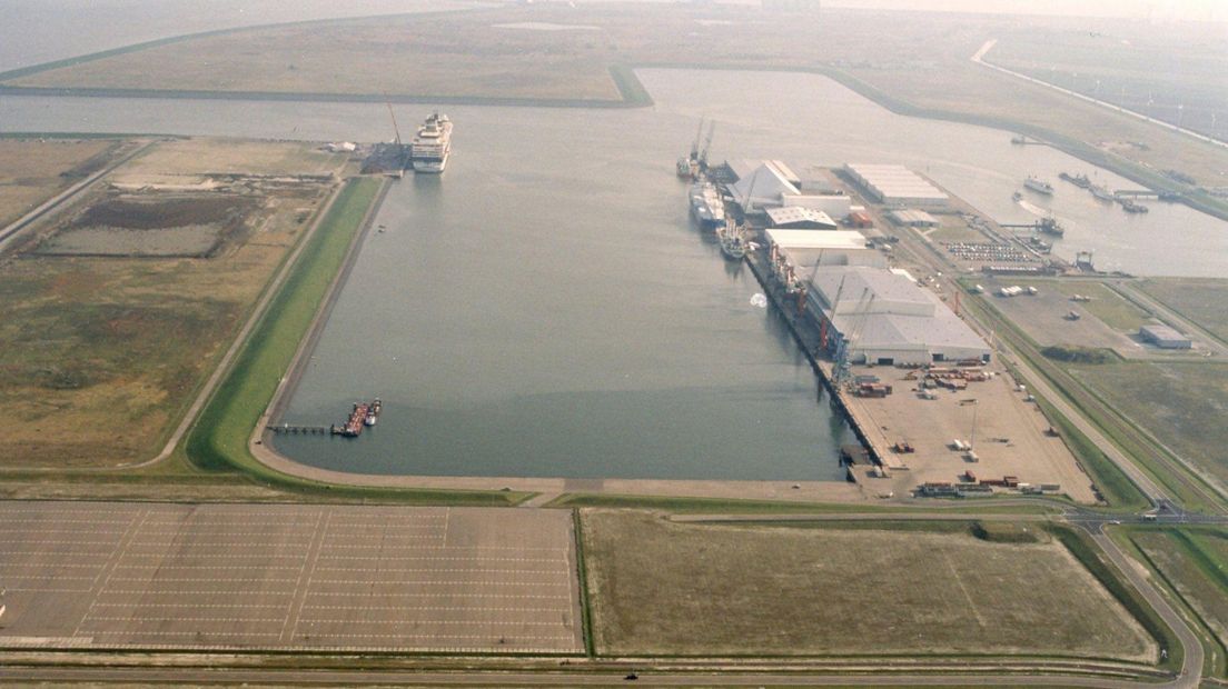 Eemshaven van boven