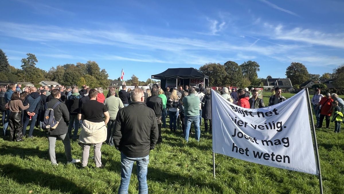 Eibergen onder streng toezicht bij protest tegen asielopvang
