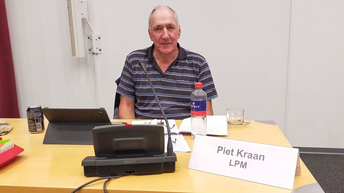 Piet Kraan raadsvergadering Middelburg