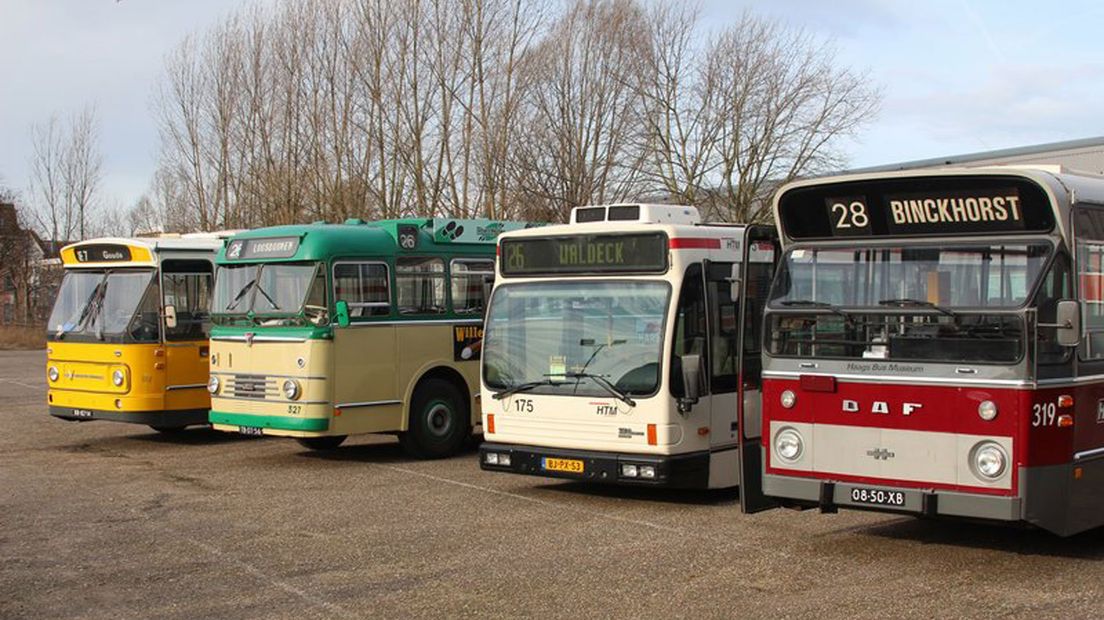 Historische bussen Haags Bus Museum